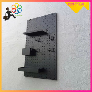 Tấm Pegboard decor tôn lỗ trang trí phụ kiện 1m2 x 0.5m