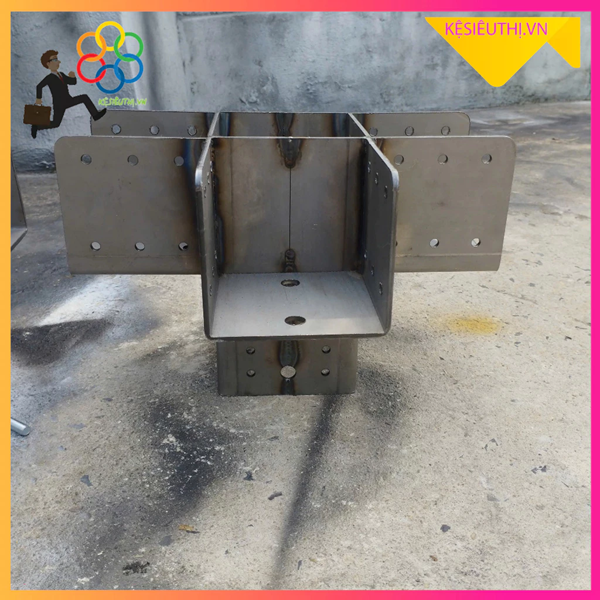 khớp nối sắt hộp vuông chia 3